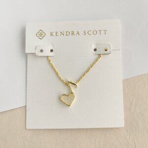 Kendra Scott Gold Ari Heart Music Note Drusy Necklace